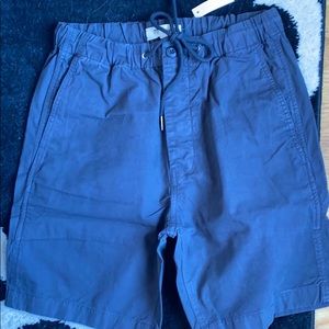 Men’s drawstring twill shorts